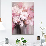 Tableaux Peinture de fleurs roses