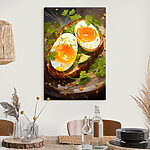 Tableaux Œufs frais sur toast vibrant chef-d'œuvre