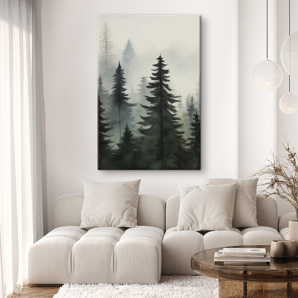 Groupe d'arbres dans une forêt Tableaux Groupe d'arbres dans une forêt
