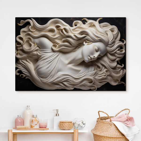 Statue de femme aux cheveux longs Tableaux Statue de femme aux cheveux longs