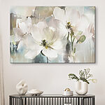 Tableaux Fleurs d'un blanc tendre dans des teintes douces