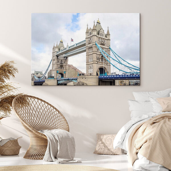Pont avec tours et pont sur l'eau Tableaux Pont avec tours et pont sur l'eau