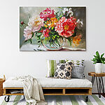 Tableaux Peinture de fleurs dans un vase