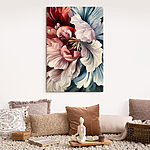 Tableaux Des fleurs vibrantes dans des teintes douces