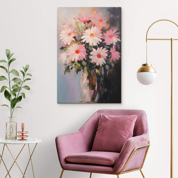 Peinture de fleurs dans un vase Tableaux Peinture de fleurs dans un vase