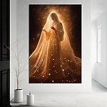 Tableaux Femme en robe blanche