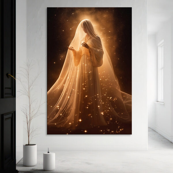 Femme en robe blanche Tableaux Femme en robe blanche
