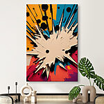 Tableaux Explosion blanche et noire
