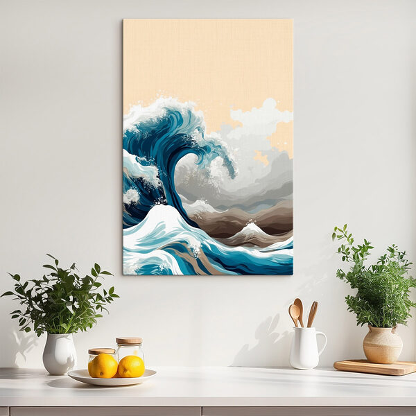 Grande vague dans l'océan Tableaux Grande vague dans l'océan
