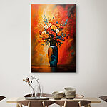 Tableaux Peinture de fleurs dans un vase