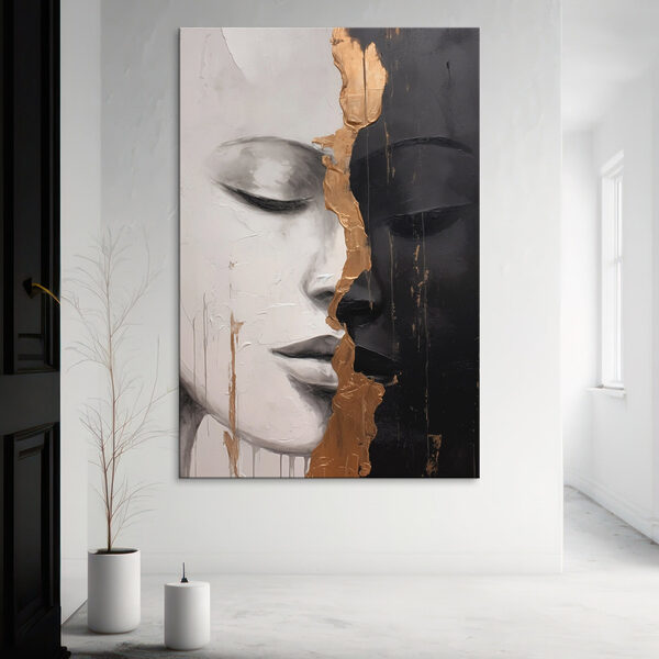 Contraste éloquent des identités masquées Tableaux Contraste éloquent des identités masquées