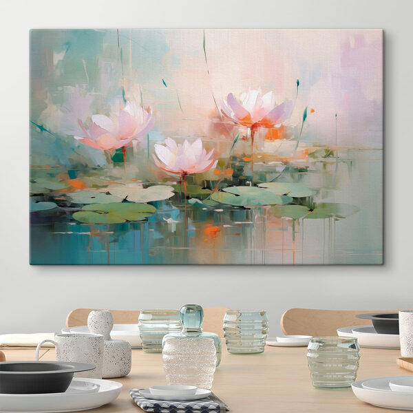 Peinture de fleurs sur l'eau Tableaux Peinture de fleurs sur l'eau