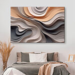 Tableaux Vagues abstraites de textures douces.