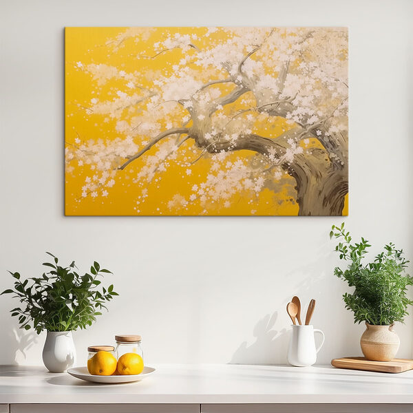Arbre avec des fleurs blanches Tableaux Arbre avec des fleurs blanches