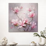 Tableaux Peinture de fleurs roses