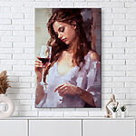 Tableaux Femme tenant un verre de vin