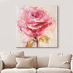 Tableaux Peinture d'une rose rose