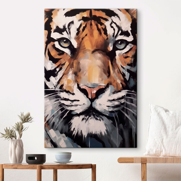 Peinture d'un tigre Tableaux Peinture d'un tigre