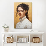 Tableaux Femme en chemise blanche