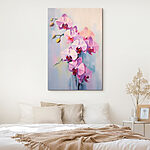 Tableaux Peinture de fleurs violettes