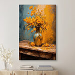 Tableaux Vase de fleurs jaunes