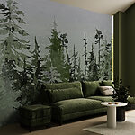 Papier peint Peinture d'un arbre