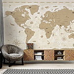 Papier peint Carte du monde