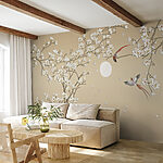 Papier peint Oiseau volant dans les airs