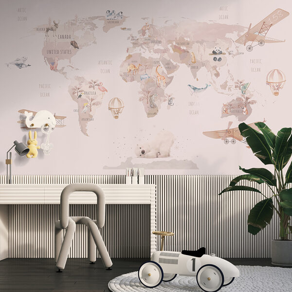 Papier peint Carte du monde