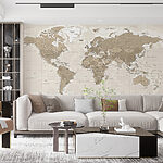 Papier peint Carte du monde