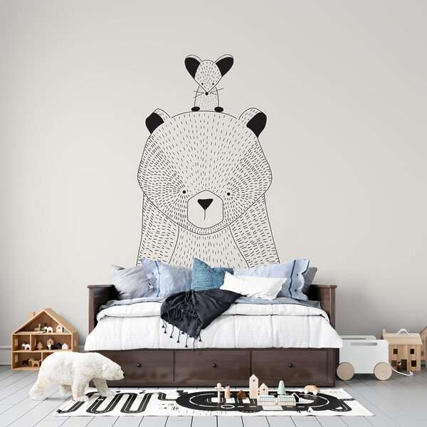 Papier peint Dessin d'un ours