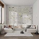 Papier peint Carte du monde