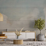 Papier peint Nuages blancs dans le ciel