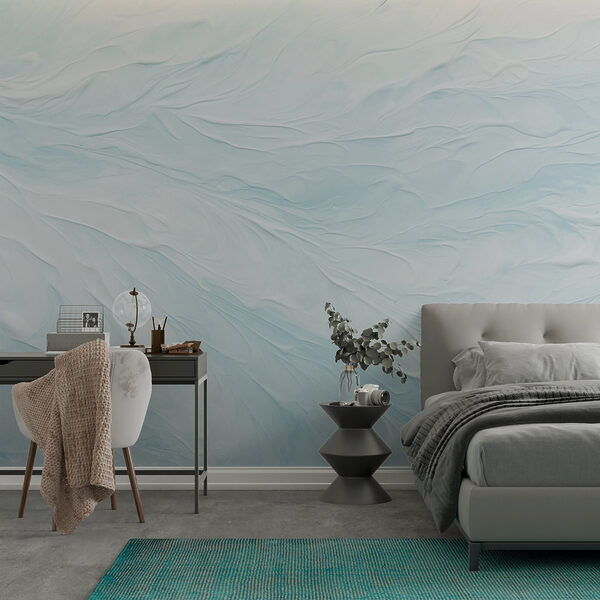 Peinture blanche et bleue Papier peint Peinture blanche et bleue