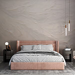 Papier peint Surface blanche avec tourbillons