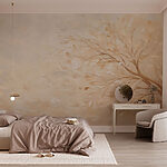 Papier peint Peinture d'un arbre