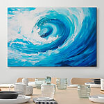 Tableaux Tourbillon bleu et blanc