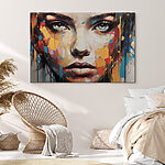 Tableaux Peinture d'un visage de femme