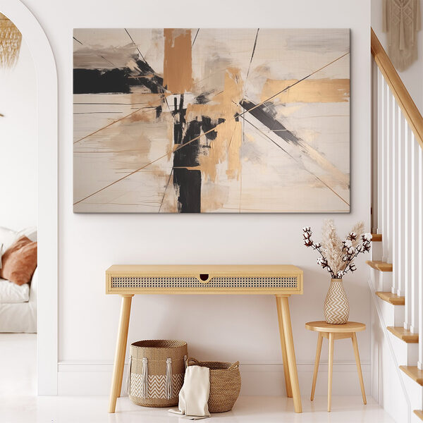Lignes abstraites dans des tons sourds Tableaux Lignes abstraites dans des tons sourds
