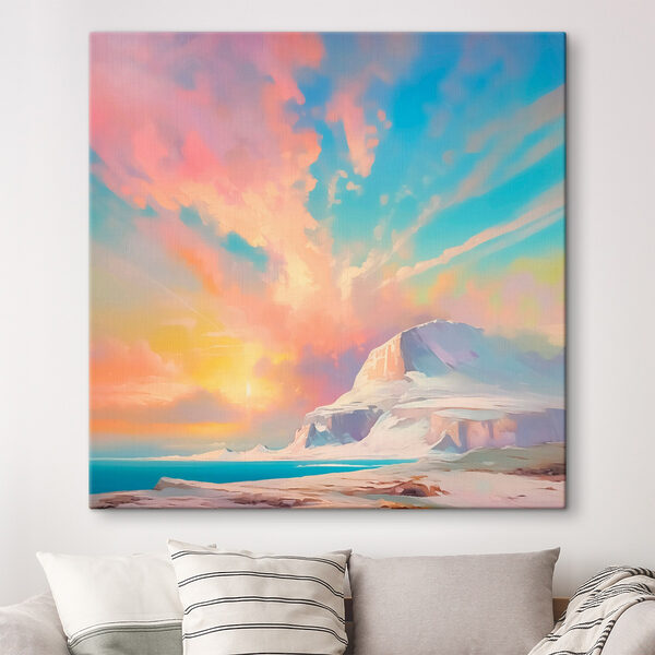 Peinture d'une montagne et de l'eau Tableaux Peinture d'une montagne et de l'eau