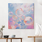 Tableaux Groupe de bulles dans l'air