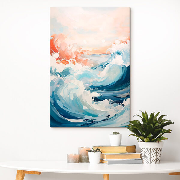 Peinture de vagues dans l'océan Tableaux Peinture de vagues dans l'océan