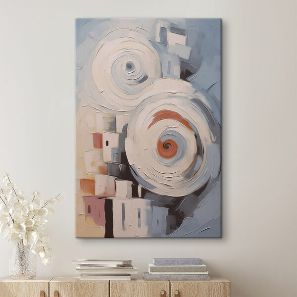 Peinture d'un motif en spirale Tableaux Peinture d'un motif en spirale