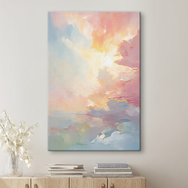 Peinture d'un coucher de soleil Tableaux Peinture d'un coucher de soleil