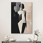 Tableaux Visage de femme dans une robe blanche
