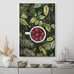 Tableaux Coupe de framboises dans un arbre