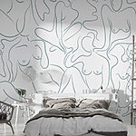 Papier peint Groupe de silhouettes de femmes