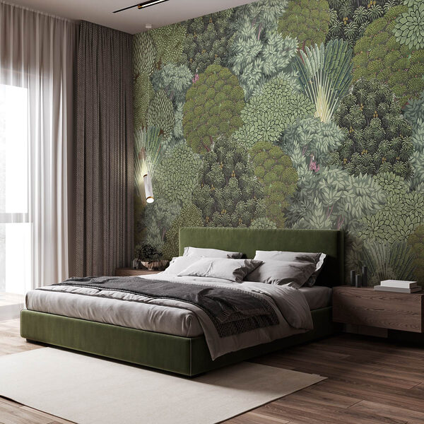 Grand groupe d'arbres Papier peint Grand groupe d'arbres