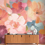 Papier peint Peinture de fleurs