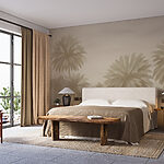 Papier peint Groupe de palmiers